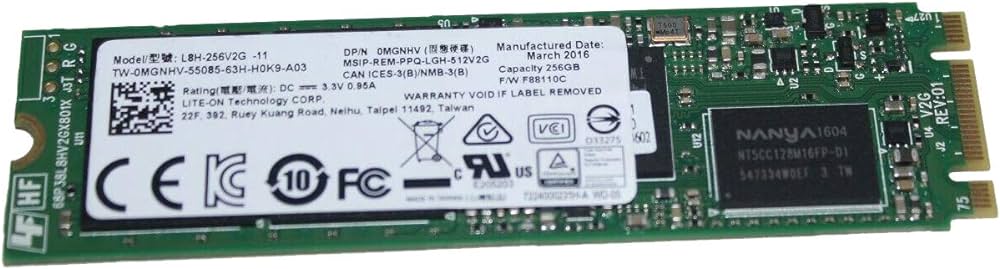 L8H-256V2G-HP Lite On 256GB M.2 2280