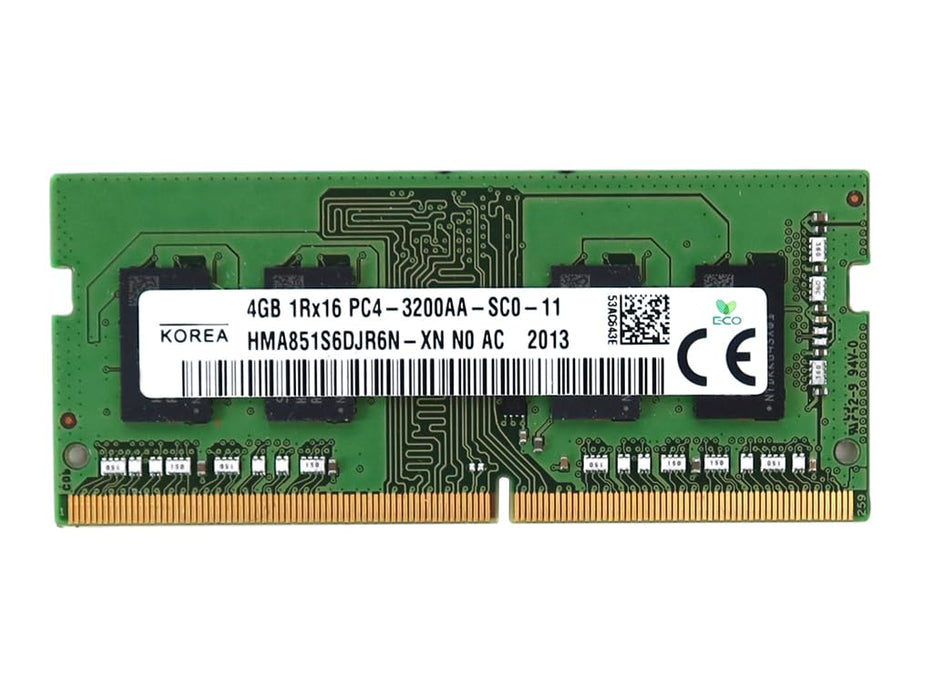 HMA851S6DJR6N-XNN0-BC Hynix 4GB PC4-25600 DDR4-3200MHz non-ECC Unbuffered CL22 260-Pin