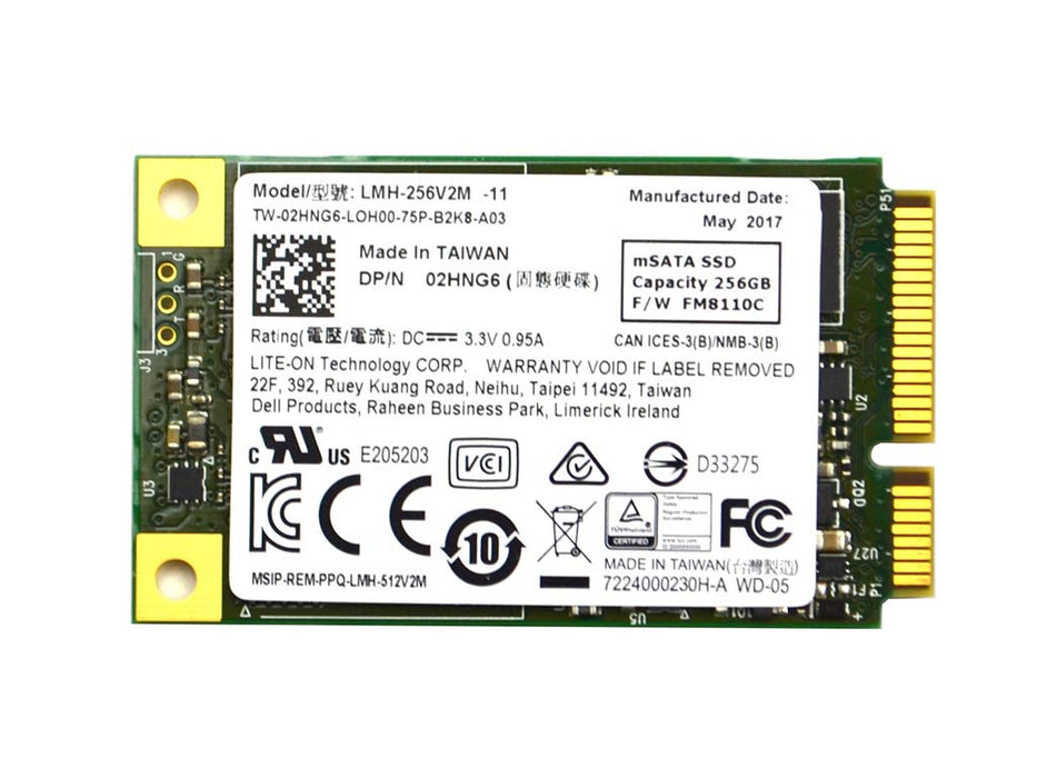 LMH-256V2M-11 Lite On ZETA Series 256GB MLC SATA 6Gbps Mainstream mSATA