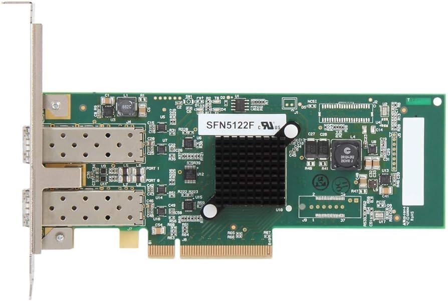 SFN5122F Dual-Port 10 GbE SFP+ Enterprise Server Adapter
