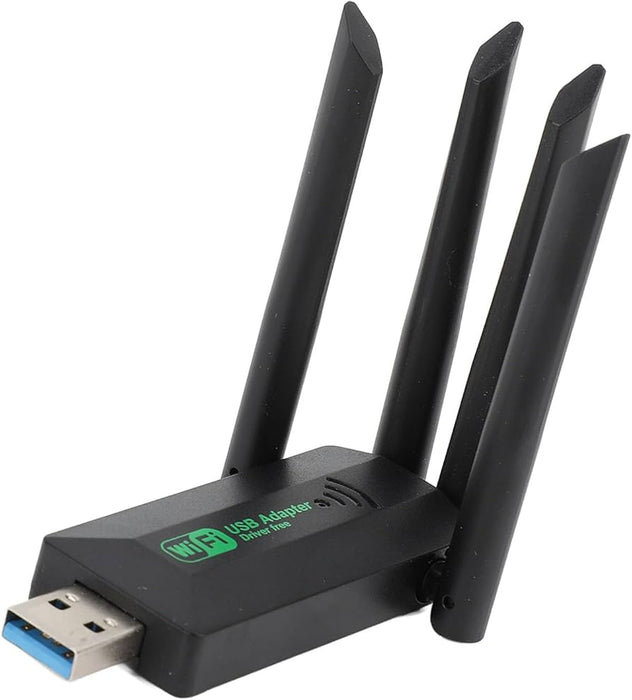 WiFi 6 USB 3.0 Wireless Adapter 1800Mbps Dual Band 2.4G/5G