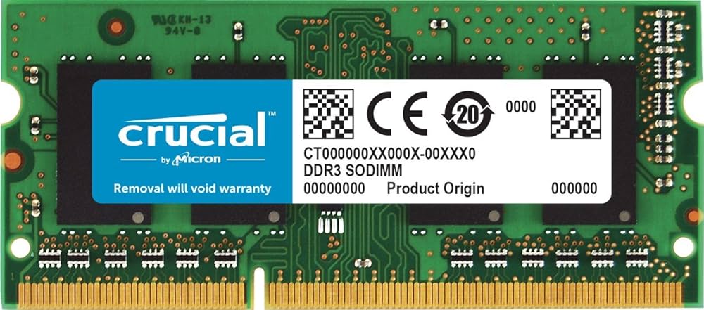 CT8G3S1339M.C16FND Crucial 8GB PC3L-10600 DDR3-1333MHz non-ECC Unbuffered CL9 204-Pin