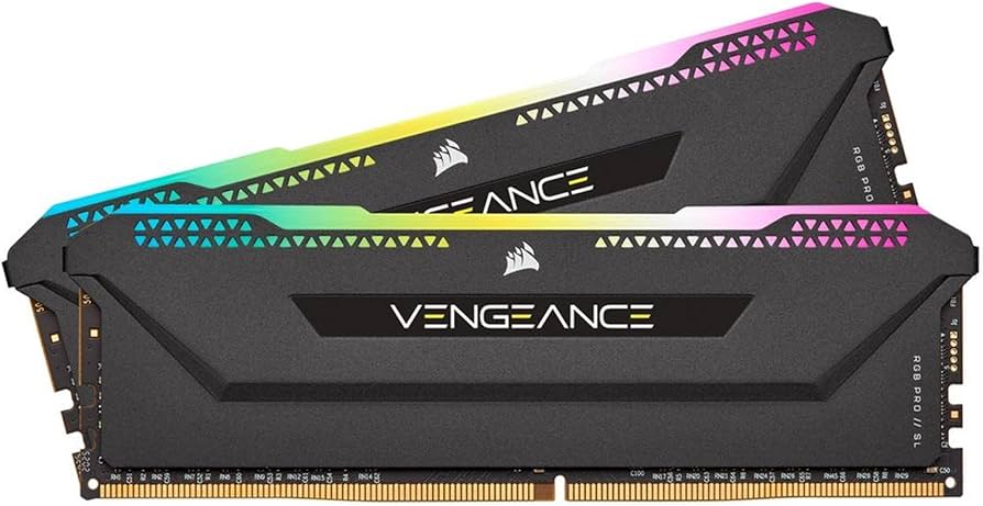 CMH16GX4M2E3200C16 Corsair Vengeance RGB 16GB Kit (2X8GB) PC4-25600 DDR4-3200MHz Non-ECC Unbuffered CL16 288-pin