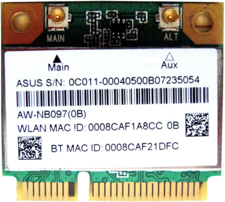 AzureWave AW-NB097H AW-NB100H AW-NB126H AR9485 AR5B225 Half Mini PCI-Express Wlan Wireless WIFI + BT Bluetooth Card module 802.11n