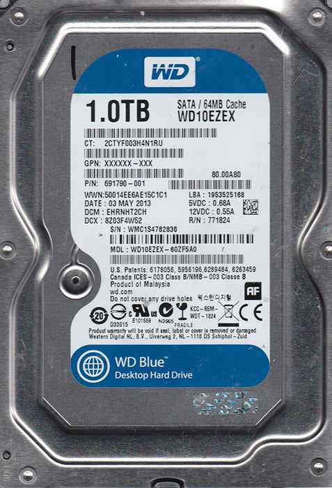 WD Desktop Blue 1TB 3,5" HDD