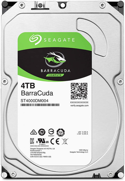 ST4000DM004-2CV104 Seagate Barracuda 4TB 7200RPM SATA 6Gbps 64MB Cache 3.5" HDD
