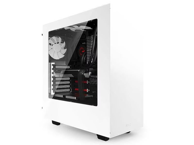 NZXT S340 Midi Tower Hvit