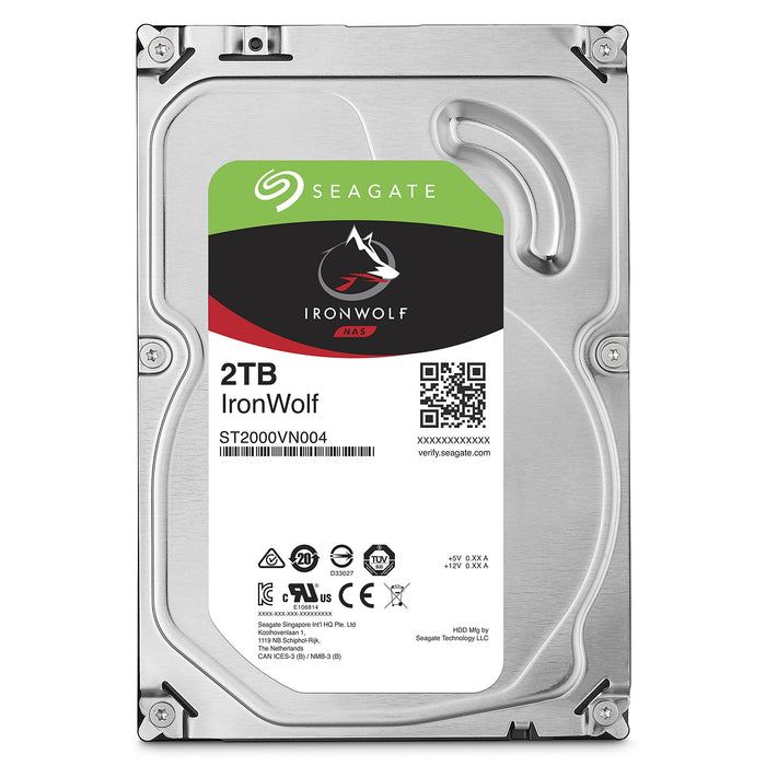 ST2000VN004-2E4164 Seagate IronWolf 2TB 5900 RPM  SATA 6Gbps 64MB Cache 3.5" HDD