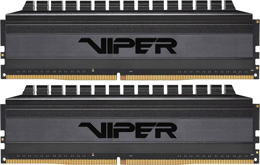 PVB416G300C6K Patriot Viper 4 Blackout Series 16GB Kit (2 X 8GB) PC4-24000 DDR4-3000MHz non-ECC Unbuffered CL16 288-Pin