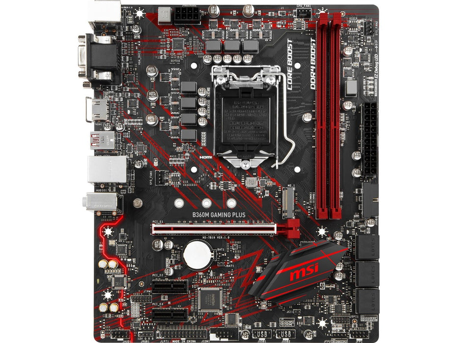 MSI B360M Gaming Plus, Socket-1151-2