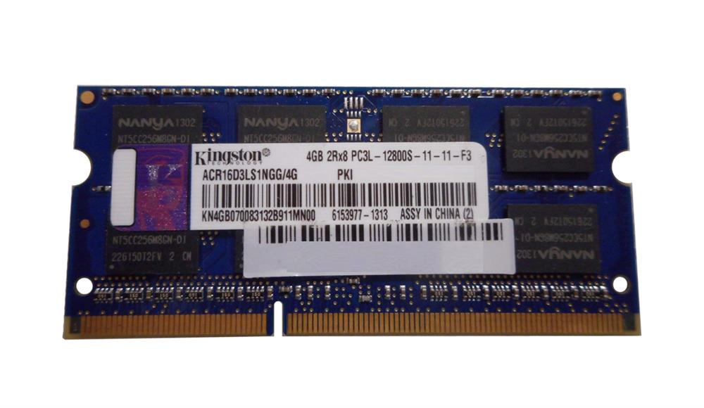 ACR16D3LS1NGG/4G Kingston 4GB PC3-12800 DDR3-1600MHz non-ECC Unbuffered CL11 204-Pin