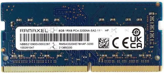 RMSA3320KE78HAF-3200 Ramaxel 8GB PC4-25600 DDR4-3200MHz non-ECC Unbuffered 260-pin