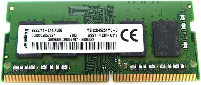 MSI32D4S2S1ME-8 Kingston 8GB PC4-25600 DDR4-3200MHz non-ECC Unbuffered CL22 1Rx16 260-Pin