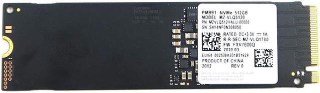 MZVLQ512HALU-00000 Samsung PM991 512GB PCI Express Gen3 x4 M.2 2280