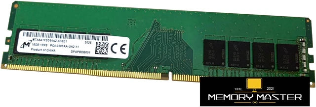 MTA8ATF2G64AZ-3G2E1 Micron 16GB PC4-25600 DDR4-3200MHz non-ECC Unbuffered CL22 288-Pin