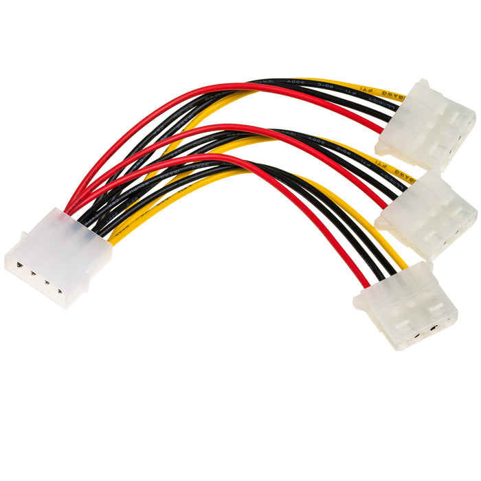 Molex 4-pin til 3x molex 4-pin
