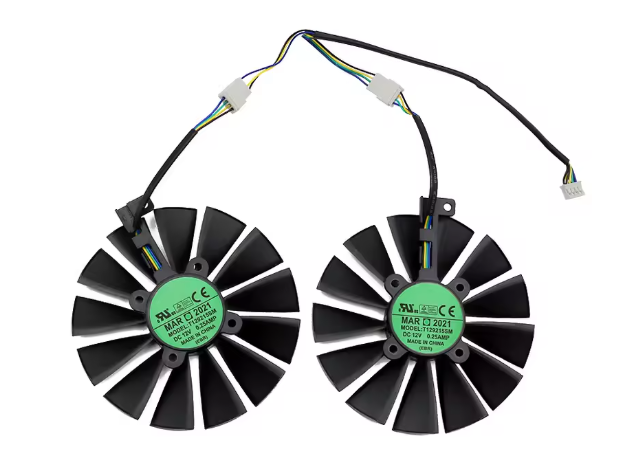 T129215SM ASUS STRIX RX 470 580 570 GTX 1050Ti 1070Ti 1080Ti Gaming Viftesett