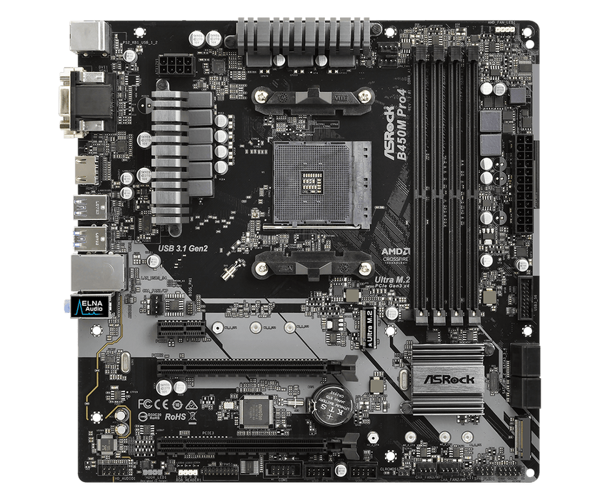 ASRock B450M Pro4 - AM4