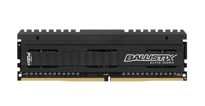 BLE4G4D32AEEA Crucial Ballistix Elite 4GB PC4-25600 DDR4-3200MHz non-ECC Unbuffered CL16 (16-16-16) 288-Pin