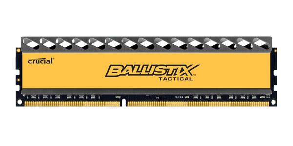 BLT4G3D1608DT1TX0.16FKD Crucial Ballistick 4GB PC3-12800 DDR3-1600MHz non-ECC Unbuffered CL8 (8-8-24) 240-Pin