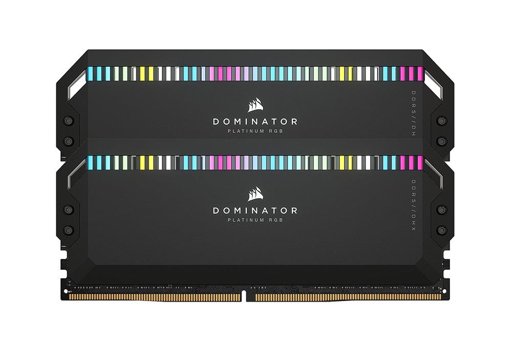 CMT32GX5M2B5600C36 Corsair Dominator Platinum RGB 32GB Kit (2 X 16GB) PC5-41600 DDR5-5200MHz non-ECC Unbuffered CL40 288-Pin