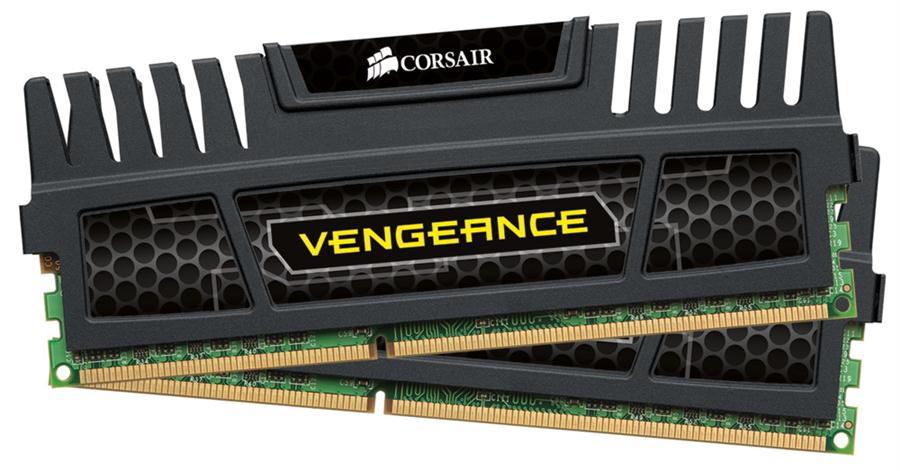 CMZ16GX3M2A1600C9 Corsair Vengeance 16GB Kit (2 X 8GB) PC3-12800 DDR3-1600MHz non-ECC Unbuffered CL9 (9-9-9-24) 240-Pin