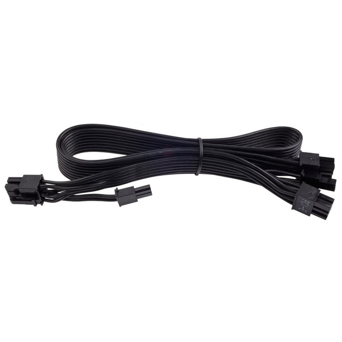 EVGA GQ - Flat Black Ribbon Cable PCIe Pig Tail 6+2-pin