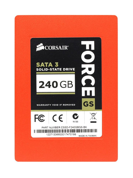 CSSD-F240GBGS-BK Corsair Force GS Series 240GB MLC SATA 6Gbps 2.5" SSD