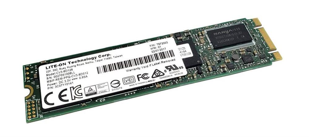 CV3-8D128 Lite On 128GB MLC SATA 6Gbps M.2 2280