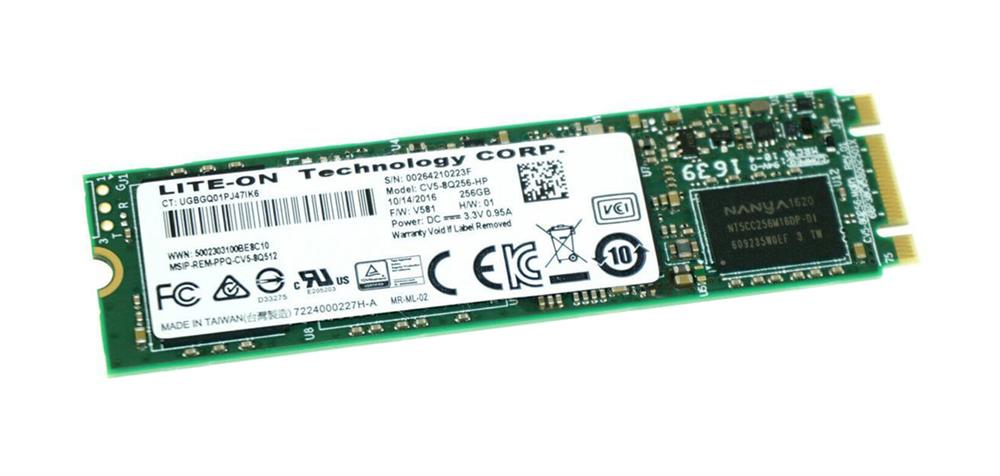 CV5-8Q256-HP Lite On 256GB SATA 6Gbps M.2 2280