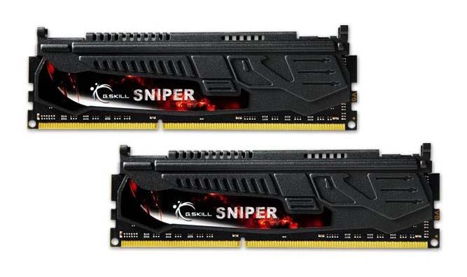 F3-1866C10D-16GSR G Skill Sniper Gaming Series 16GB Kit (2 X 8GB ) PC3-14900 DDR3-1866MHz non-ECC Unbuffered 240-Pin