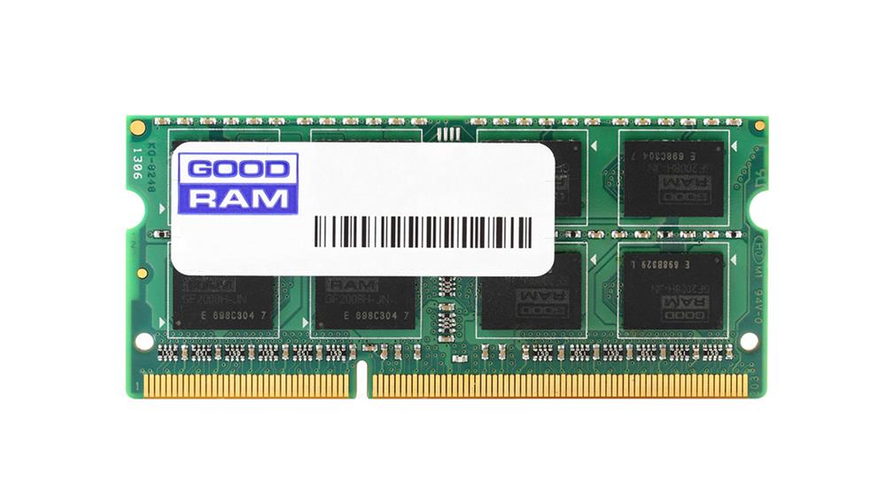 GR1600S364L11/8G GOODRAM 8GB PC3-12800 DDR3-1600MHz non-ECC Unbuffered CL11 204-Pin