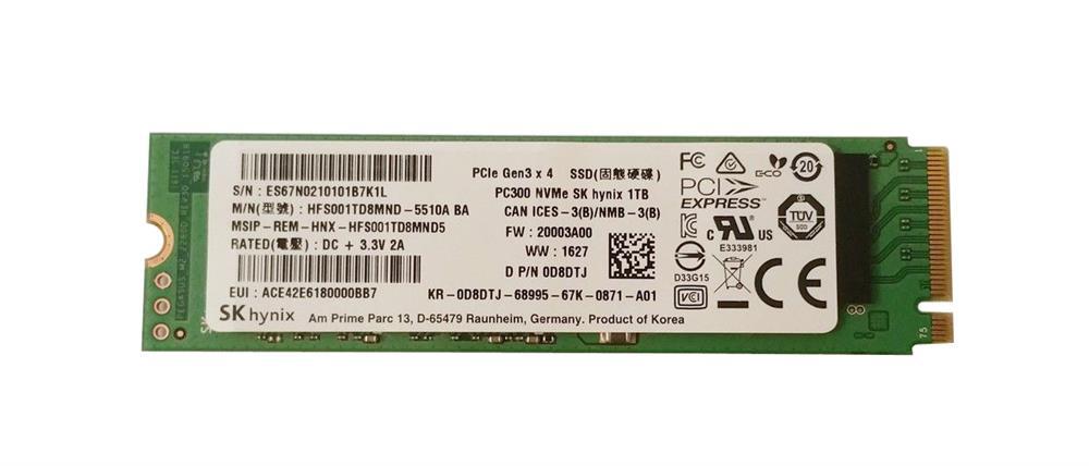 HFS001TD8MND Hynix 1TB MLC PCI Express 3.0 x4 M.2 2280