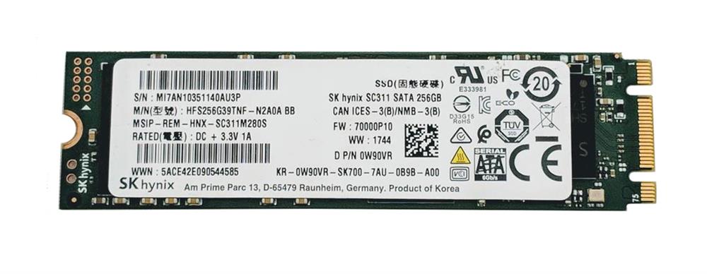 HFS256G39TNF-N2A0A Hynix 256GB SATA 6Gbps M.2 2280