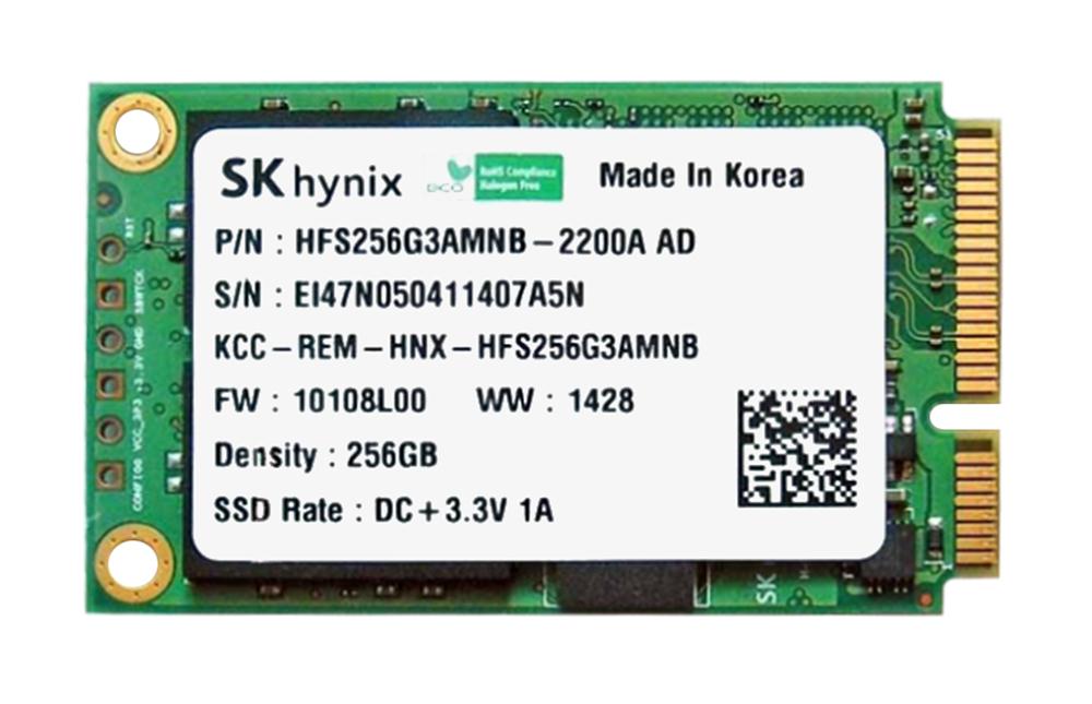 HFS256G3AMNB-2200A Hynix SH920 256GB MLC SATA 6Gbps mSATA