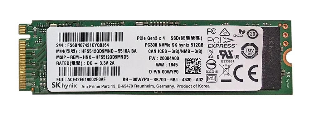 HFS512GD9MND-5510A Hynix 512GB MLC PCIe 3.0 x4 M.2 2280 SSD