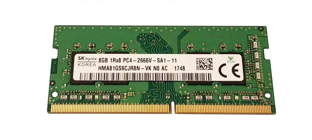 HMA81GS6CJR8N-VKN0-AC Hynix 8GB PC4-21300 DDR4-2666MHz non-ECC Unbuffered CL19 260-Pin
