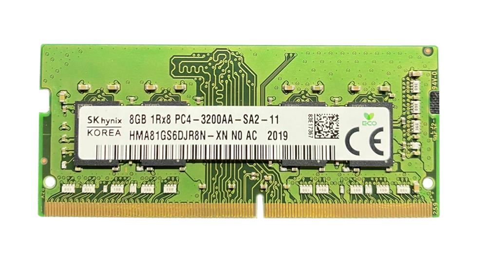 HMA81GS6DJR8N-XNN0-AC Hynix 8GB PC4-25600 DDR4-3200MHz non-ECC Unbuffered CL22 260-Pin