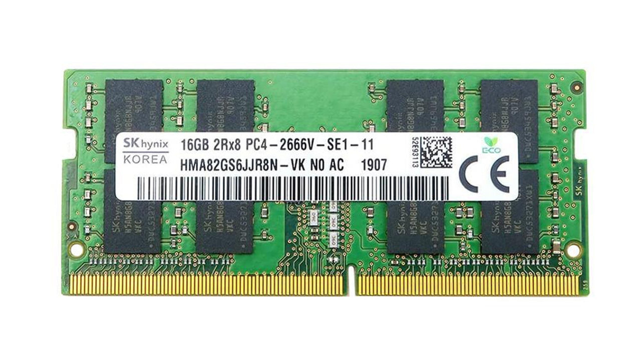 HMA82GS6JJR8N-VKN0-AC Hynix 16GB PC4-21300 DDR4-2666MHz non-ECC Unbuffered CL19 260-Pin