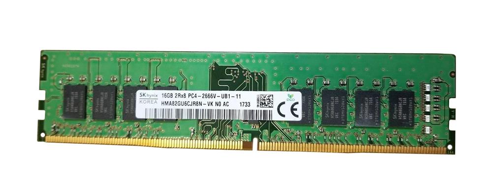 HMA82GU6CJR8N-VKN0-AC Hynix 16GB PC4-21300 DDR4-2666MHz non-ECC Unbuffered CL19 288-Pin