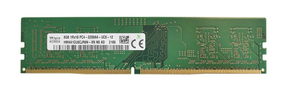 HMAA1GU6CJR6N-XNN0-AD Hynix 8GB PC4-25600 DDR4-3200MHz non-ECC Unbuffered CL22 288-Pin
