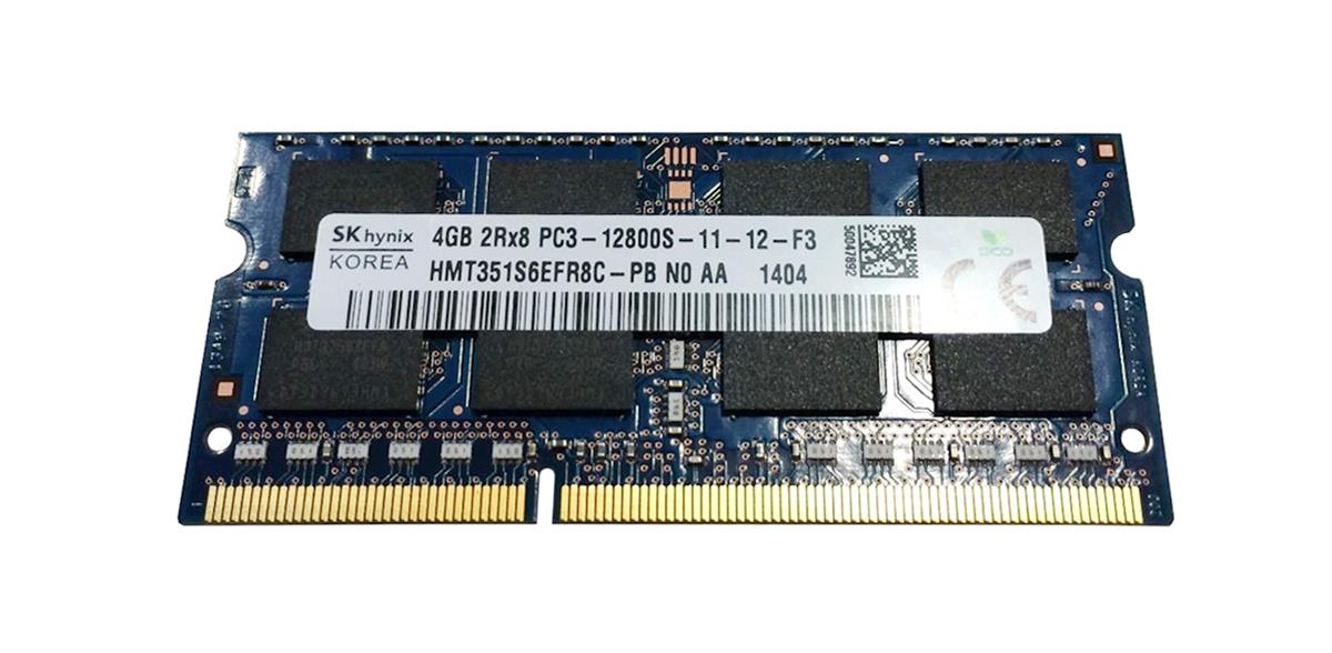 HMT351S6EFR8C-PBN0-AA Hynix 4GB PC3-12800 DDR3-1600MHz non-ECC Unbuffered CL11 204-Pin