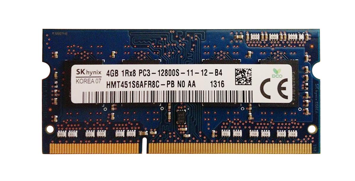 HMT451S6AFR8C-PBN0-AA Hynix 4GB PC3-12800 DDR3-1600MHz non-ECC Unbuffered CL11 204-Pin