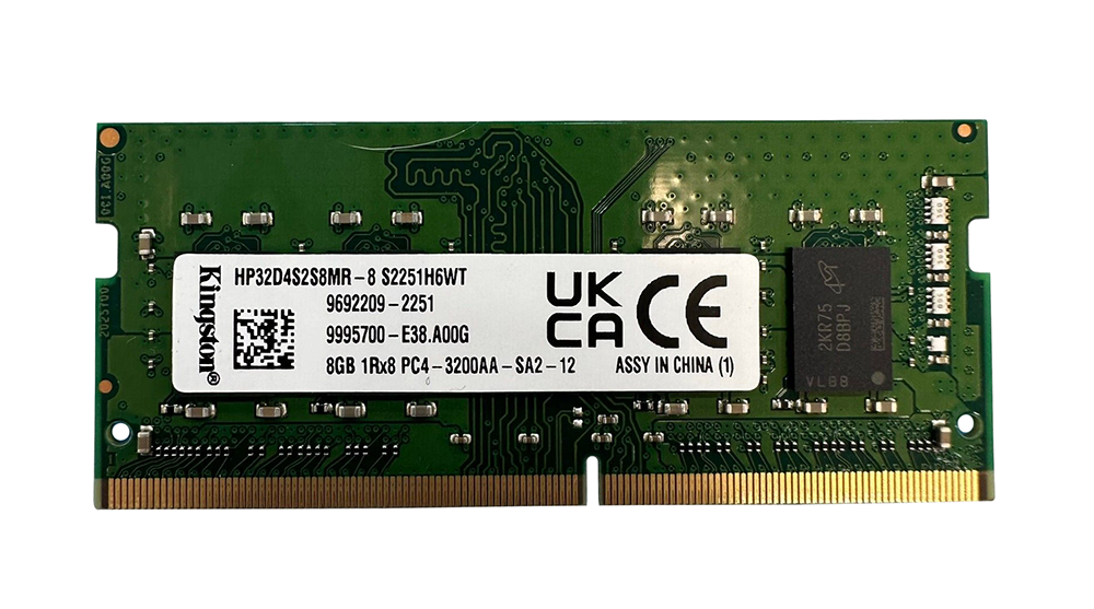 HP32D4S2S8MR-8 Kingston 8GB PC4-25600 DDR4-3200MHz non-ECC Unbuffered CL22 260-Pin