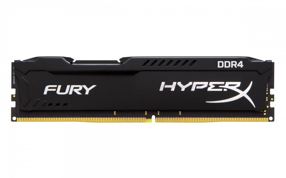 HX424C15FB/8 Kingston HyperX FURY Black Series 8GB PC4-19200 DDR4-2400MHz non-ECC Unbuffered CL15 (15-15-15) 288-Pin