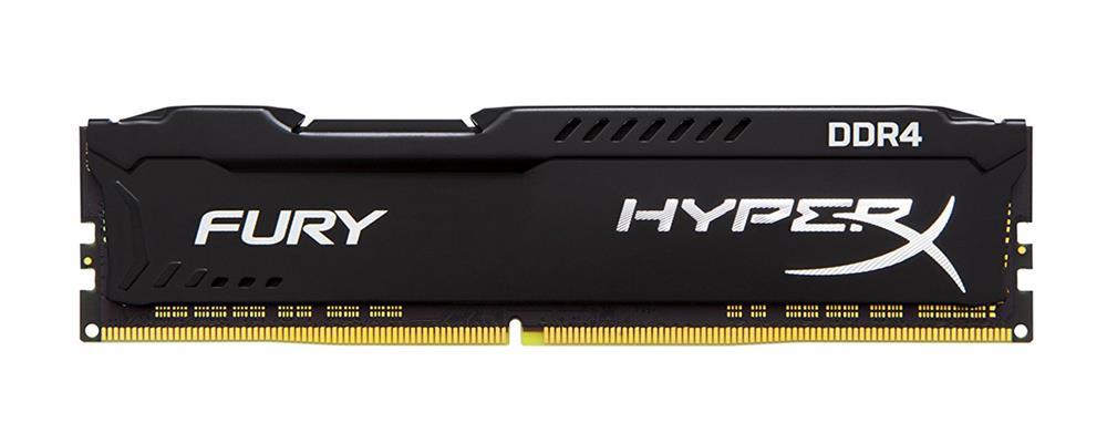 HX432C18FB/16 Kingston HyperX Fury Black 16GB PC4-25600 DDR4-3200MHz non-ECC Unbuffered CL18 (18-21-21) 288-Pin