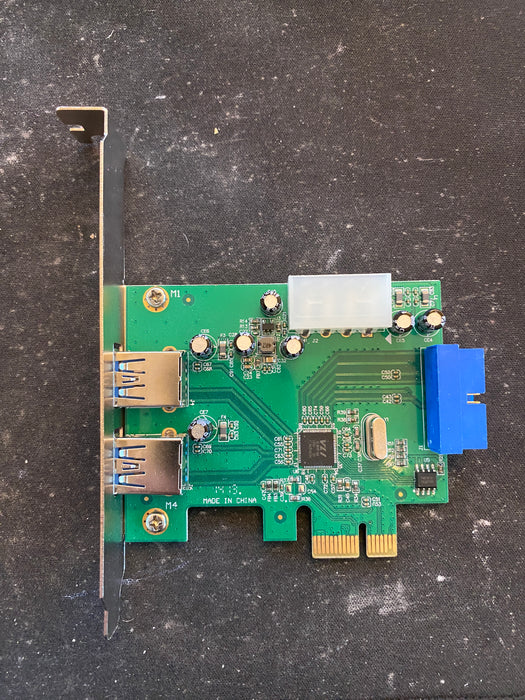 Dual Port USB 3.0 x1 PCIe Expansion Card