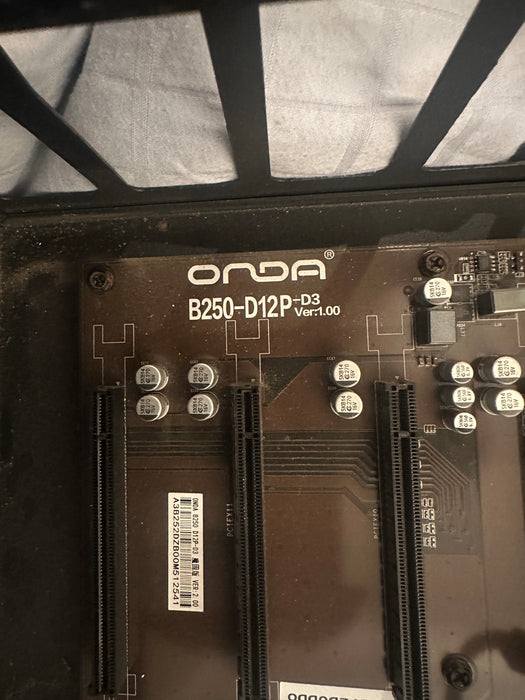 Mining case - Onda B250-D12P-D3, i5-7500, 8GB RAM