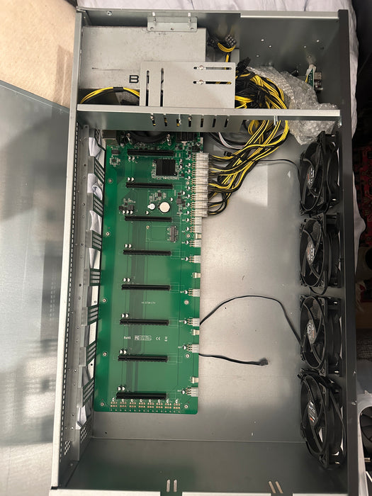 Mining case - AX-B75M-ETH, CPU, RAM, 1600W PSU