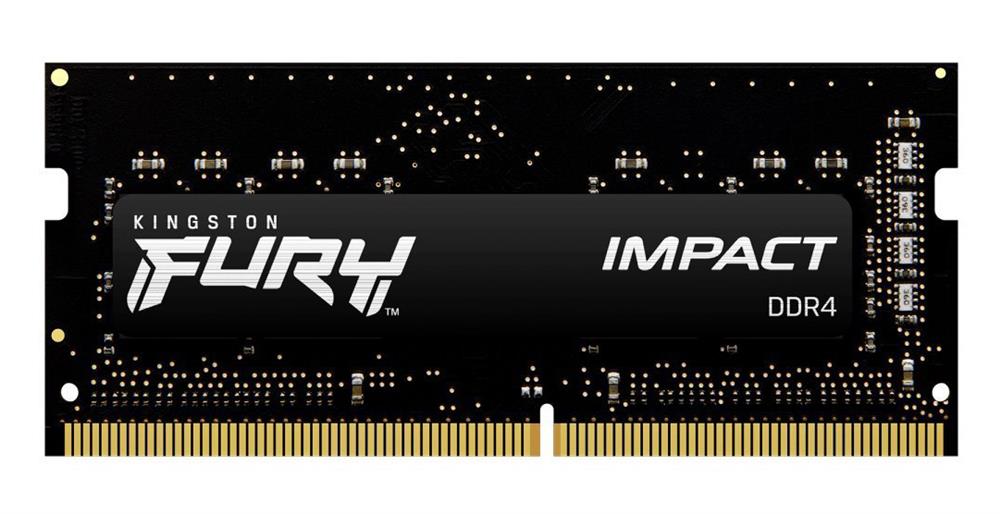 KF426S15IB/8 Kingston FURY Impact 8GB PC4-21300 DDR4-2666MHz Non-ECC Unbuffered CL15 260-Pin